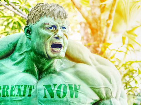 BORIS JOHNSON HULK - BREXIT NOW
