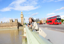 London travel woman tourist stabbing