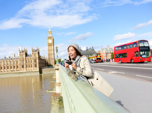 London travel woman tourist stabbing