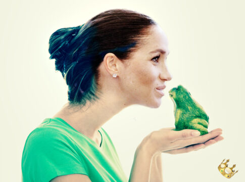 meghan turns prince into frog POLITICAL SATIRE