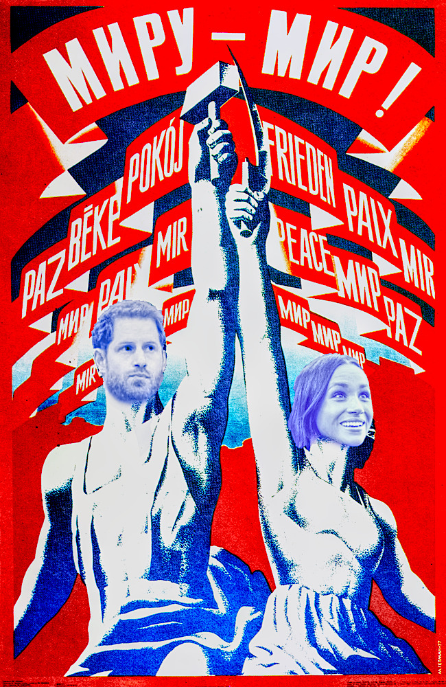 Socialist workers Meghan and Harry POLITICAL SATIRE
