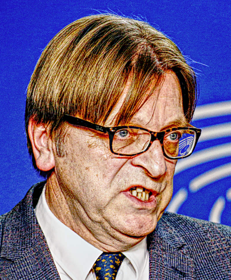 verhofstadt vindictive piece of shit - political satire