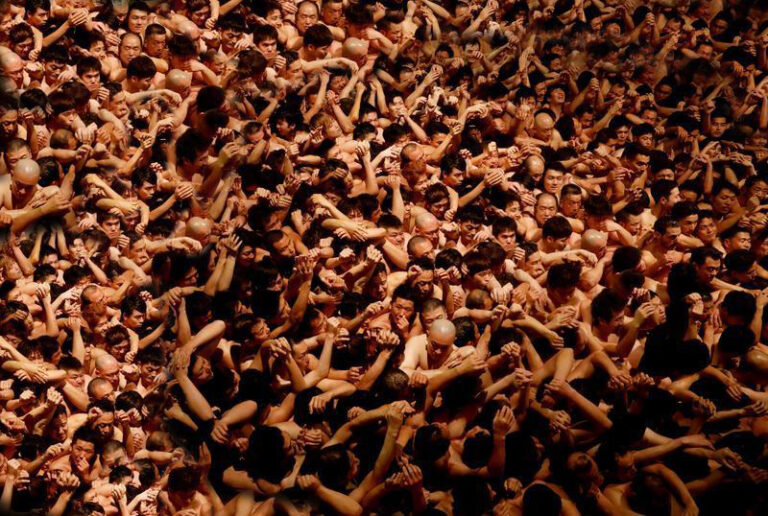 Japanese Hold Coronavirus Festival