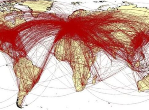 Coronavirus COVID-19-map-virus-southampton university