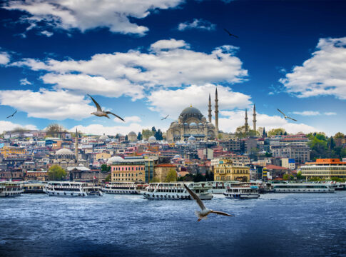 Istanbul the capital of Turkey, eastern tourist city.
