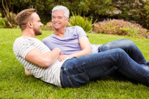 Happy gay couple phillip schofield