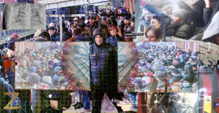 Zombies Take the Coronavirus Train to COVID-19 Station Spreading Virus Far and Wide