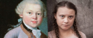 wolfgang amadeus mozart - greta thunberg