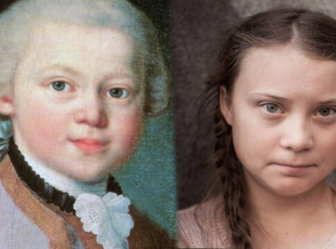 wolfgang amadeus mozart - greta thunberg