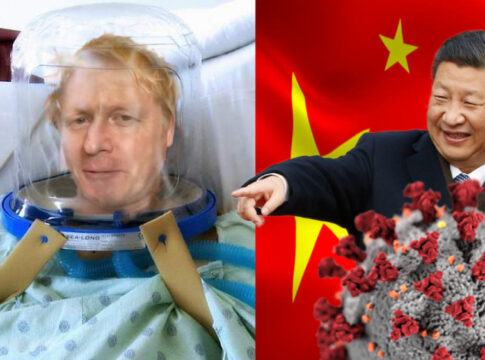 Boris hospital - xi jinping self-isolate laughing coronavirus
