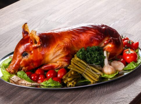 Grilled young pig like Kim Jong-un