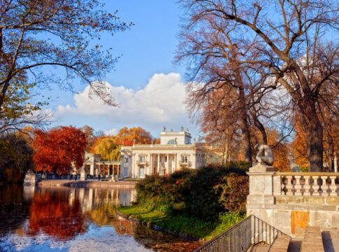 Lazienki Park in Warsaw