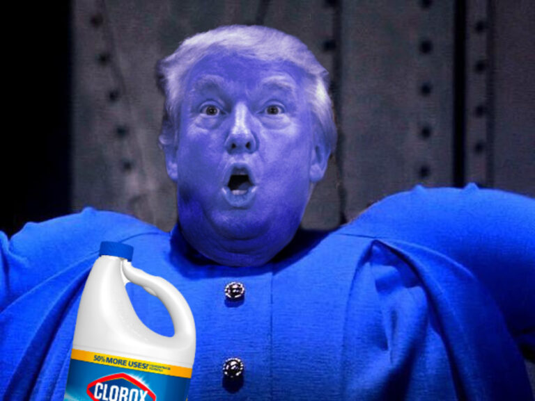 Don’t Try This at Home Kids: Trump Suggests Coronavirus Cure by Injecting Yourself With Disinfectant