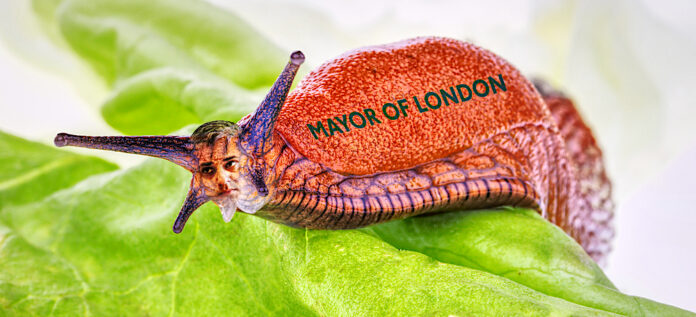 sadiq khan slimy slug mayor of london