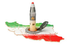 Iranian missile launches from its underground silo launch facili