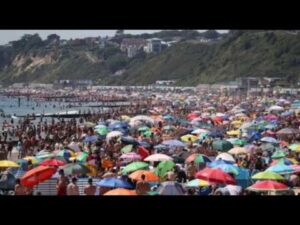 covid-19 sheeple bournemouth beach