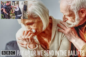 BBC OVER 75S BAILIFFS TV LICENCE TAX