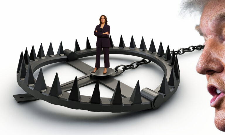 Trump Trap and Kamala Harris is the Bait