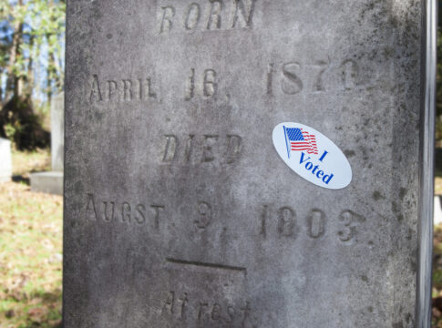 Dead person voting