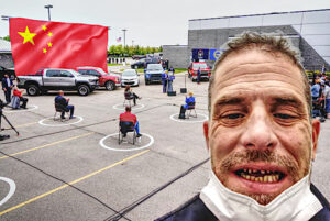 hunter biden at democrat rally