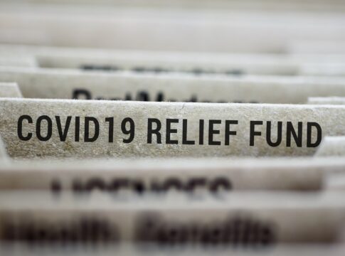 Covid-19 relief file folder