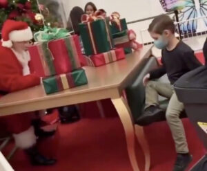 mean socialist scumbag santa