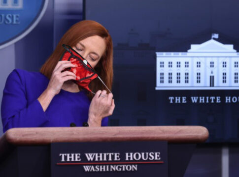 Jen Psaki Sniffs Panties
