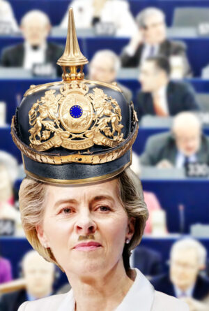 ursula-von-der-leyen Pickelhaube