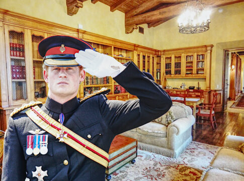 harry can't stop marching