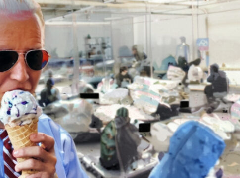 Kids-in-Biden-Cages-Biden Ice Cream