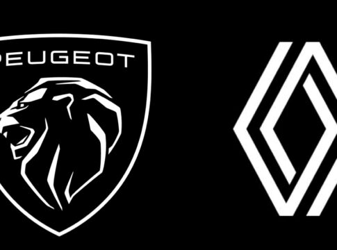 peugeot and renault logos