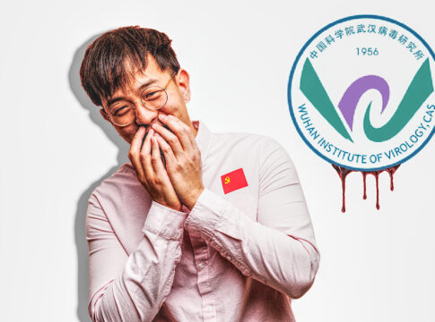 chinese scientist laughing covid-19 china