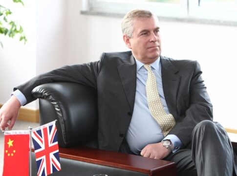 British Prince Andrew visits Shanghai
