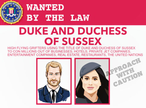 DUKE AND DUCHESS OF SUSSEX WANTED
