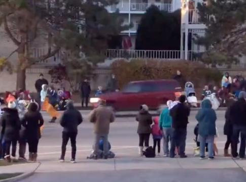 Christmas parade in Waukesha