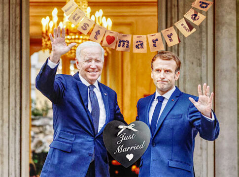 biden macron just married