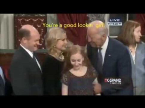 biden kids inappropriate showers