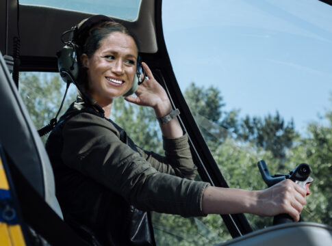 meghan markle helicopter