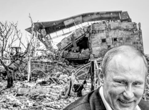 putin-bombing-hospitals-ukraine bw mad vlad military aid to Ukraine illegal invasion