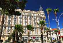 Croisette promenade in Cannes