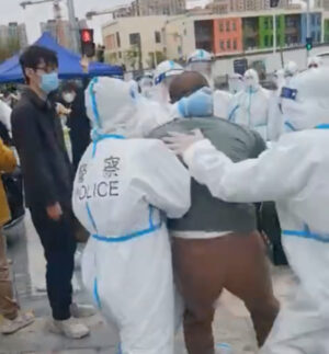 shanghai brutality unrest