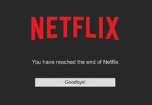 you have reached the end of netflix