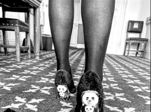 angela rayner panda shoes boris