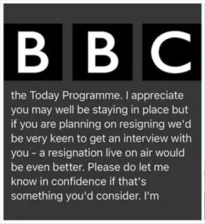 bbc resignation text