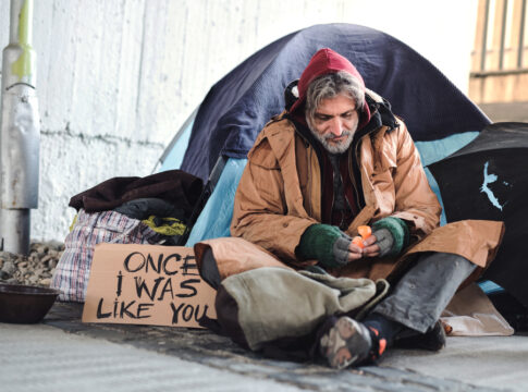 Homeless beggar tax and interest rate rises