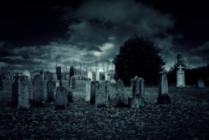 Cemetery night