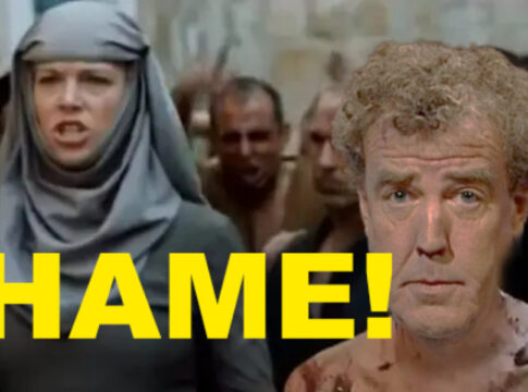 JEREMY CLARKSON shame WOKE SEPTOM MARXIST CHURCH OF SEVEN FARTS