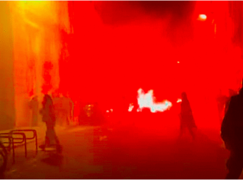 paris burning macron