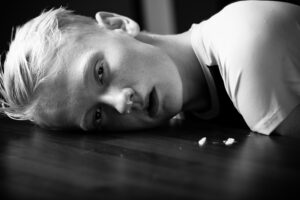 TikTok teenage boy high on narcotic drugs