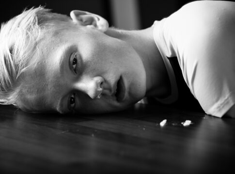 TikTok teenage boy high on narcotic drugs